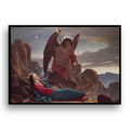 Satanás Observando o Sono de Cristo - Tela Premium