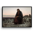 Cristo no Deserto - Tela Premium