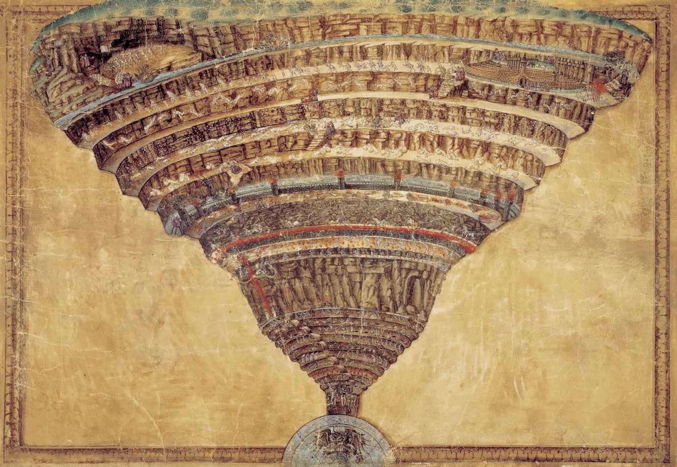 Mapa do Inferno (1480)