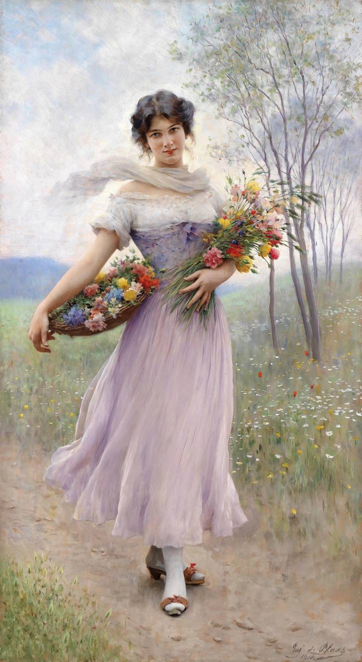 Dama em Vestido Lilás (1911)