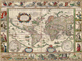 Mapa Mundi Antigo 1635