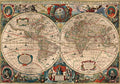 Mapa Mundi Antigo 1641
