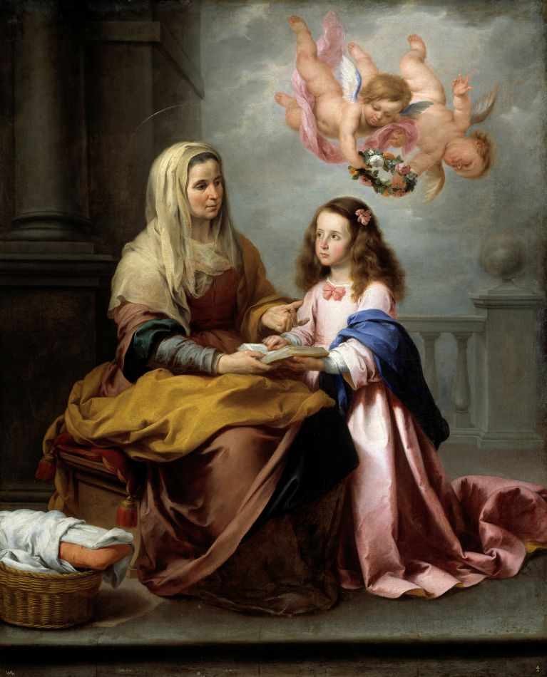 Santa Ana Ensinando a Virgem a Ler (1655)