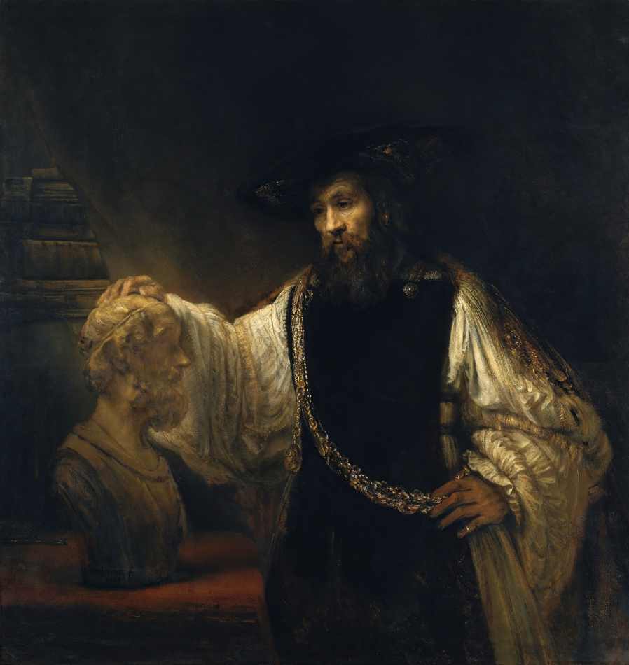 Aristóteles Contemplando um Busto de Homero (1653)