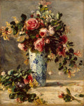 Rosas e Jasmins em um Vaso Delft