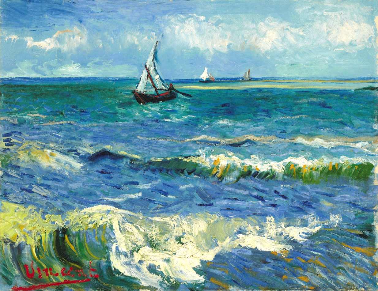 Barcos de Pesca no Mar (1888)