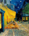 O Terraço do Café à Noite