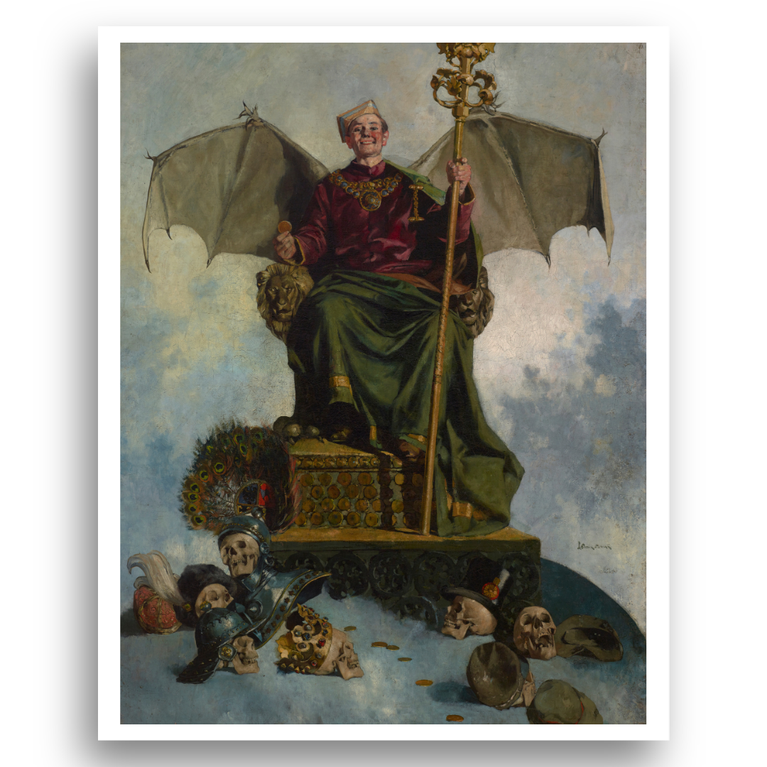 Alegoria de Satanás (Senhor do Mundo) - Tela Premium