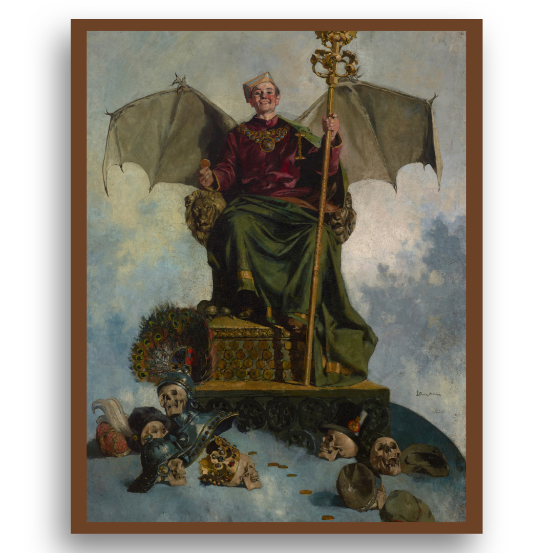 Alegoria de Satanás (Senhor do Mundo) - Tela Premium