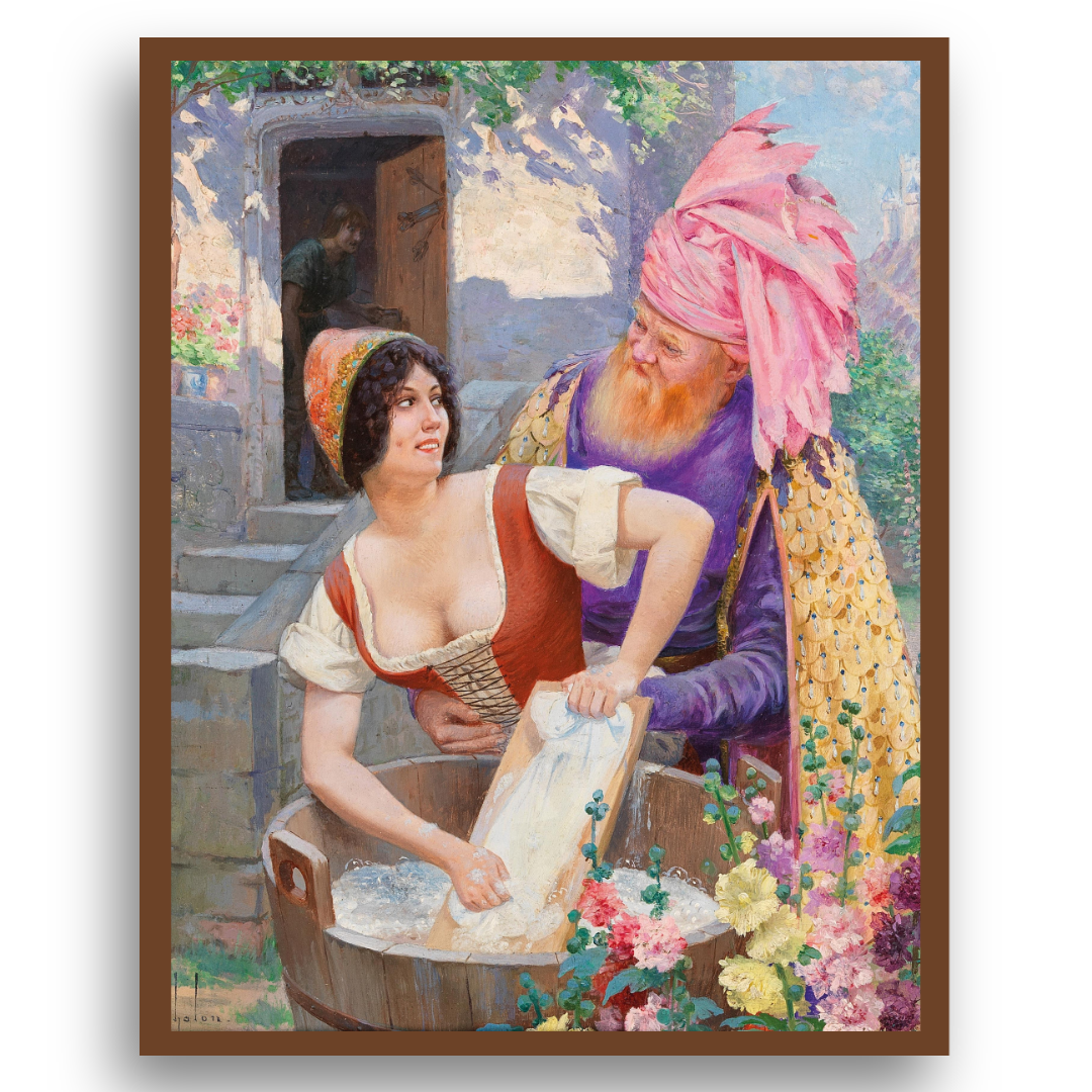 A Lavadeira - Tela Premium