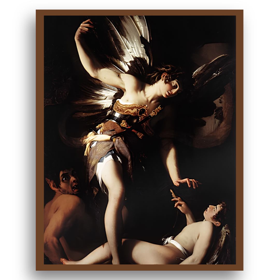 A Vingança, de Giovanni Baglione - Tela Premium