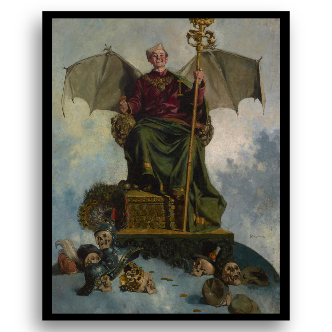 Alegoria de Satanás (Senhor do Mundo) - Tela Premium