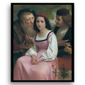 Entre Riqueza e Amor (Entre la richesse et l’amour) - Tela Premium