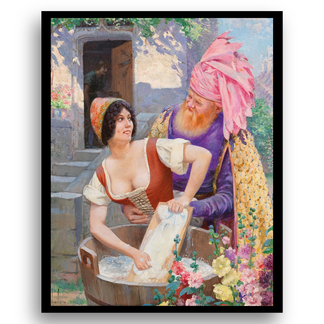 A Lavadeira - Tela Premium
