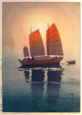 Barcos de Pesca ao Amanhecer