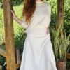 Conjunto Maya Saia Midi Off White