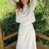 Conjunto Maya Saia Midi Off White - Image 2